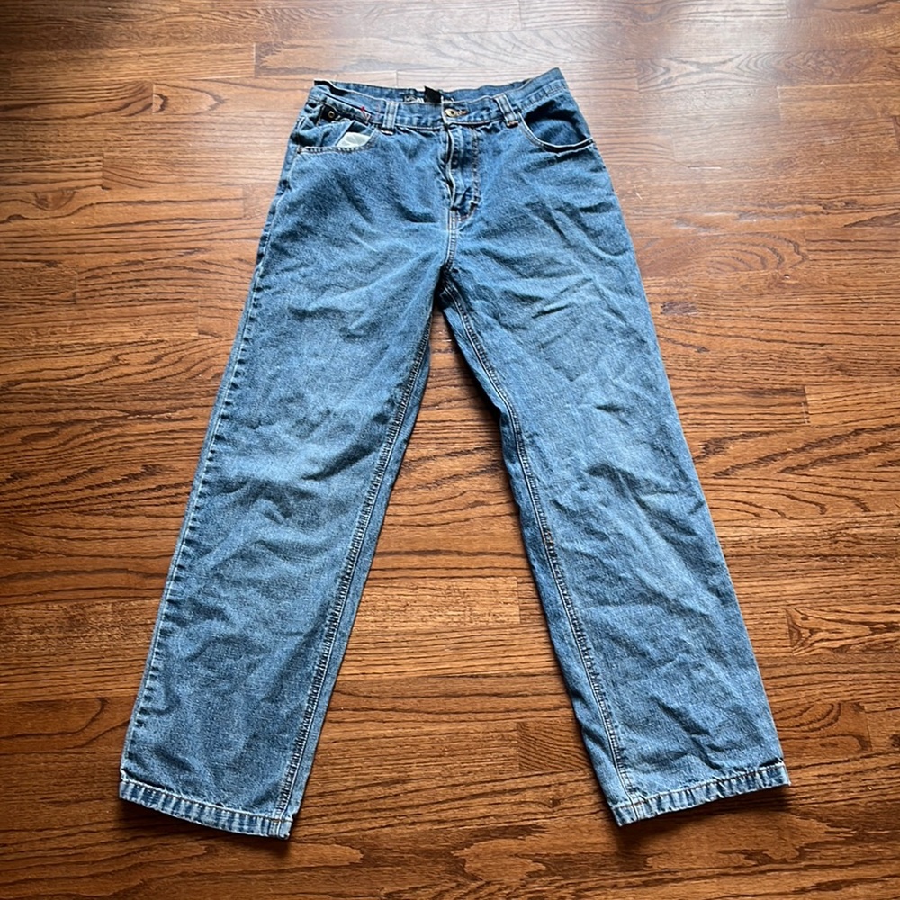 avirex petite straight leg jeans